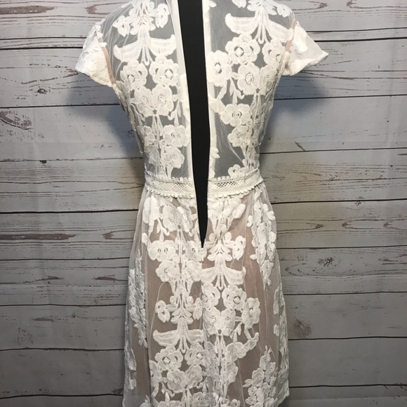 LAST ONE!!! Main Strip Lace Floral Mini - Picture 5 of 7